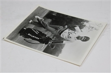 Seve Ballesteros Signed Photo w/ Golf Bag JSA ALOA