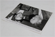 Bobby Jones Presents Masters Winners Plaque to Art Wall Press Photo