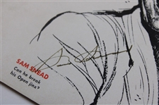 Sam Snead Signed June 1958 Golf Digest JSA ALOA