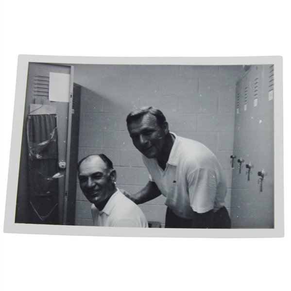 Original Photo of Palmer & Hogan in Locker Room