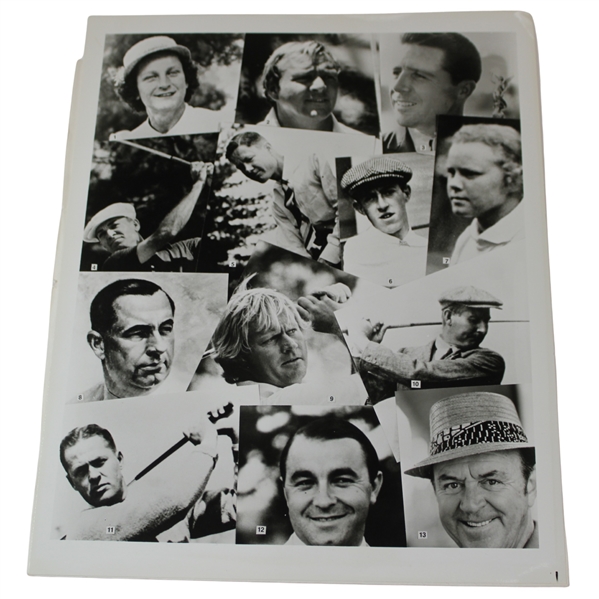 13 Golfing Greats To Be Inducted Into The World Golf Hall Of Fame 1974 Press Photo