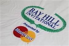 Arnold Palmer Signed Invitational at Bay Hill Embroidered Flag JSA ALOA