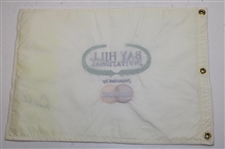 Arnold Palmer Signed Invitational at Bay Hill Embroidered Flag JSA ALOA