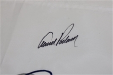 Arnold Palmer Signed 3M Championship at TPC Twin Cities Embroidered Flag JSA ALOA