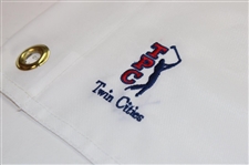 Arnold Palmer Signed 3M Championship at TPC Twin Cities Embroidered Flag JSA ALOA