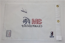 Arnold Palmer Signed 3M Championship at TPC Twin Cities Embroidered Flag JSA ALOA