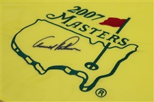 Arnold Palmer Signed 2007 Masters Embroidered Flag JSA ALOA
