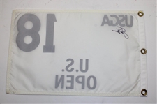 Jack Nicklaus Signed US Open Screen Flag JSA ALOA