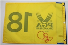 Rory McIlroy Signed 2014 PGA Championship at Valhalla Screen Flag JSA #L39837