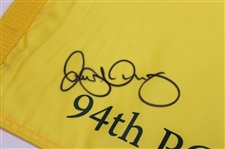 Rory McIlroy Signed 2012 PGA at Kiawah Ocean Course Embroidered Yellow Flag JSA ALOA