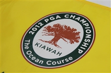 Rory McIlroy Signed 2012 PGA at Kiawah Ocean Course Embroidered Yellow Flag JSA ALOA