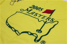 Jack Nicklaus Signed 2005 Masters Tournament Embroidered Flag JSA ALOA