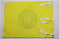 Jack Nicklaus Signed Undated The Memorial at Muirfield Embroidered Flag JSA ALOA