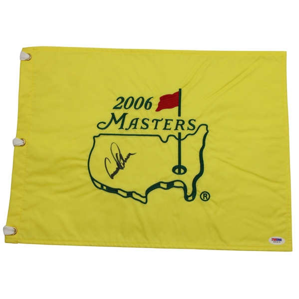 Arnold Palmer Signed 2006 Masters Embroidered Flag PSA/DNA #G31874