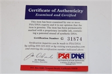 Arnold Palmer Signed 2006 Masters Embroidered Flag PSA/DNA #G31874