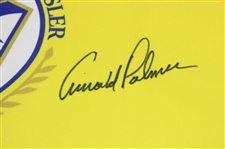Arnold Palmer Signed Bob Hope Chrysler Classic Course Flown Flag JSA ALOA