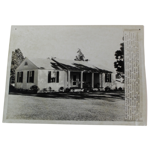 1952 Bobby Jones Cottage AP Wire Photo