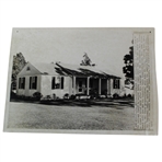 1952 Bobby Jones Cottage AP Wire Photo