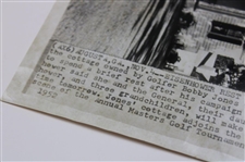 1952 Bobby Jones Cottage AP Wire Photo