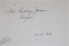1952 Bobby Jones Cottage AP Wire Photo