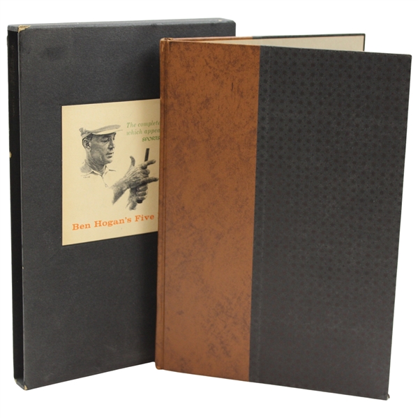1957 Ben Hogans Five Lessons 1st Edition Deluxe Book in Slipcase