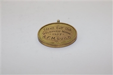 1927 Edzell Golf Club Dalhousie M.E. Monsoon Meet 9 Karat Gold Medal Won by A. F. M Guild 