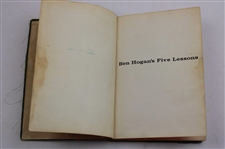 Ben Hogan Signed 1st Ed. 1957 Book 'Five Lessons: The Modern Fundamentals of Golf' JSA ALOA