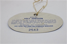 1982 Colonial National Invitation Saturday Ticket - Nicklaus Win #71