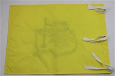 Jim Nantz Signed 2009 Masters Embroidered Flag w/'A Tradition Unlike Any Other.!' JSA ALOA