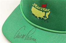 Arnold Palmer Signed Masters Green Embroidered Hat JSA ALOA