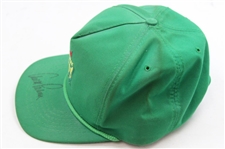 Arnold Palmer Signed Masters Green Embroidered Hat JSA ALOA