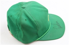 Arnold Palmer Signed Masters Green Embroidered Hat JSA ALOA