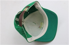 Arnold Palmer Signed Masters Green Embroidered Hat JSA ALOA