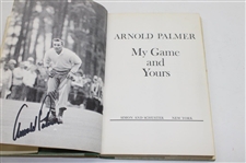 Arnold Palmer Signed 1965 ' Arnold Palmer My Game And Yours' JSA ALOA
