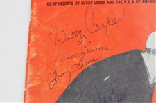 Casper, Palmer, Burke, Lema & Others Signed 1963 Lucky Invitational Open Program JSA ALOA