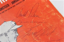 Casper, Palmer, Burke, Lema & Others Signed 1963 Lucky Invitational Open Program JSA ALOA