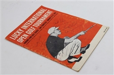 Casper, Palmer, Burke, Lema & Others Signed 1963 Lucky Invitational Open Program JSA ALOA