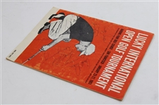 Casper, Palmer, Burke, Lema & Others Signed 1963 Lucky Invitational Open Program JSA ALOA