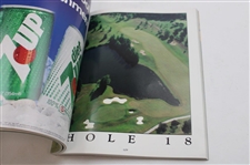 Arnold Palmer Signed 1989 US Senior Open at Laurel Valley Program JSA ALOA