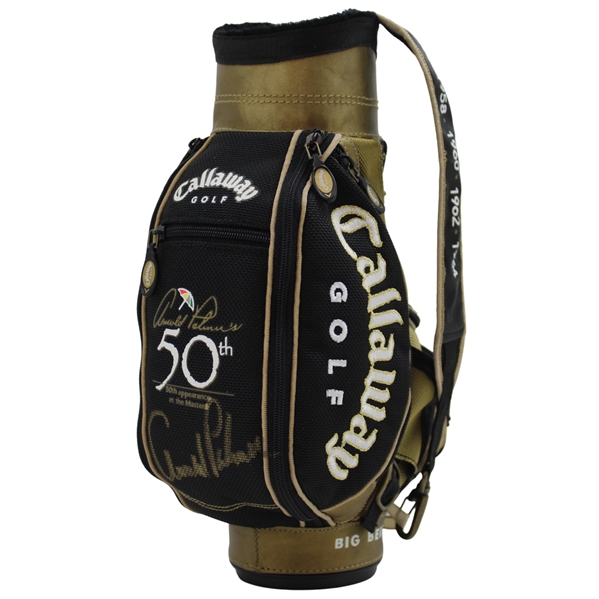 Arnold Palmer Signed Arnold Palmer 50th Callaway Golf Mini Bag JSA #CC71720