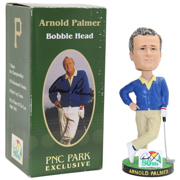 Arnold Palmer Signed PNC Park Exclusive Arnold Palmer Bobblehead JSA #Q49250
