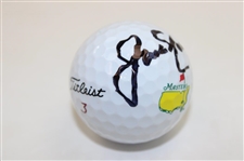 Jack Nicklaus Signed Masters Logo Golf Ball JSA ALOA