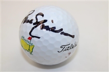 Jack Nicklaus Signed Masters Logo Golf Ball JSA ALOA