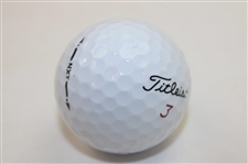 Jack Nicklaus Signed Masters Logo Golf Ball JSA ALOA