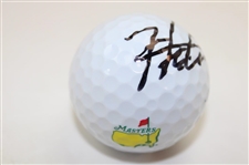Hideki Matsuyama Signed Masters Logo Golf Ball Beckett
