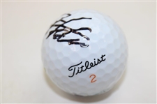 Hideki Matsuyama Signed Masters Logo Golf Ball Beckett