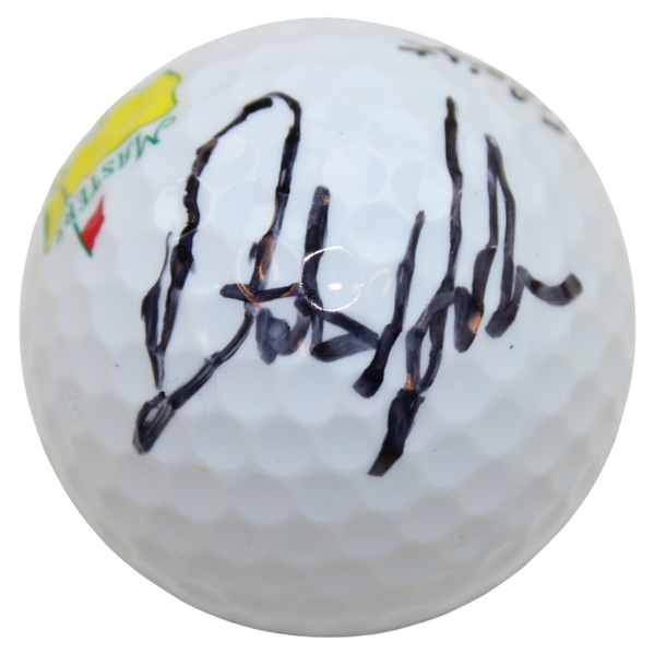 Dustin Johnson Signed Masters Logo Golf Ball JSA #N07866