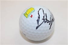 Dustin Johnson Signed Masters Logo Golf Ball JSA #N07866
