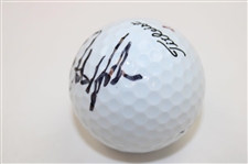 Dustin Johnson Signed Masters Logo Golf Ball JSA #N07866