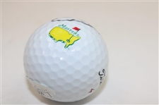 Dustin Johnson Signed Masters Logo Golf Ball JSA #N07866